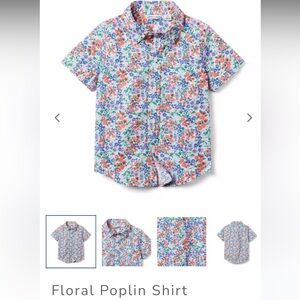 Janie and Jack floral shirt